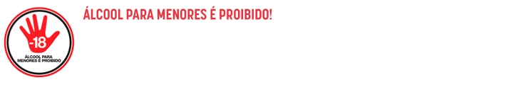 Álcool para menores é proibido!