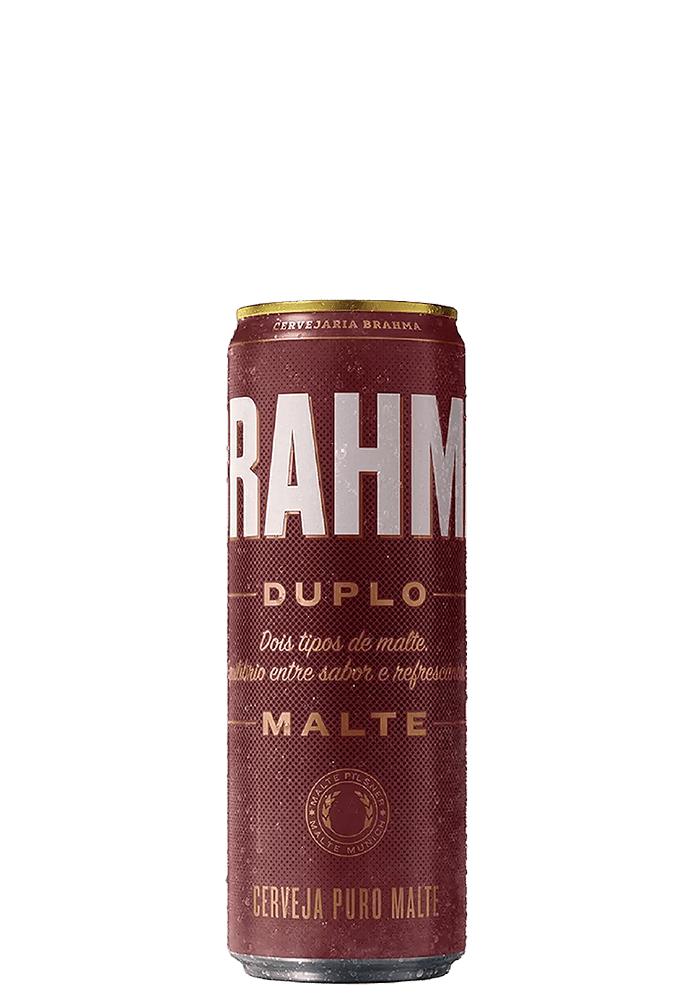 Cerveja Brahma Duplo Malte Lata 350ml  - 12 unidades