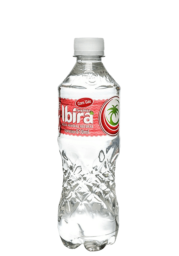 Água Mineral Ibirá Pet Com Gás 510ml - 12 unidades