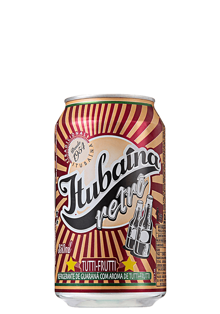 Refrigerante Itubaína Retrô Lata 350ml - 12 unidades