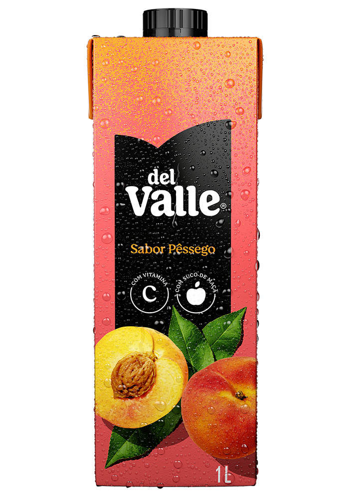 Suco Del Valle Néctar Pêssego 1L - 6 unidades