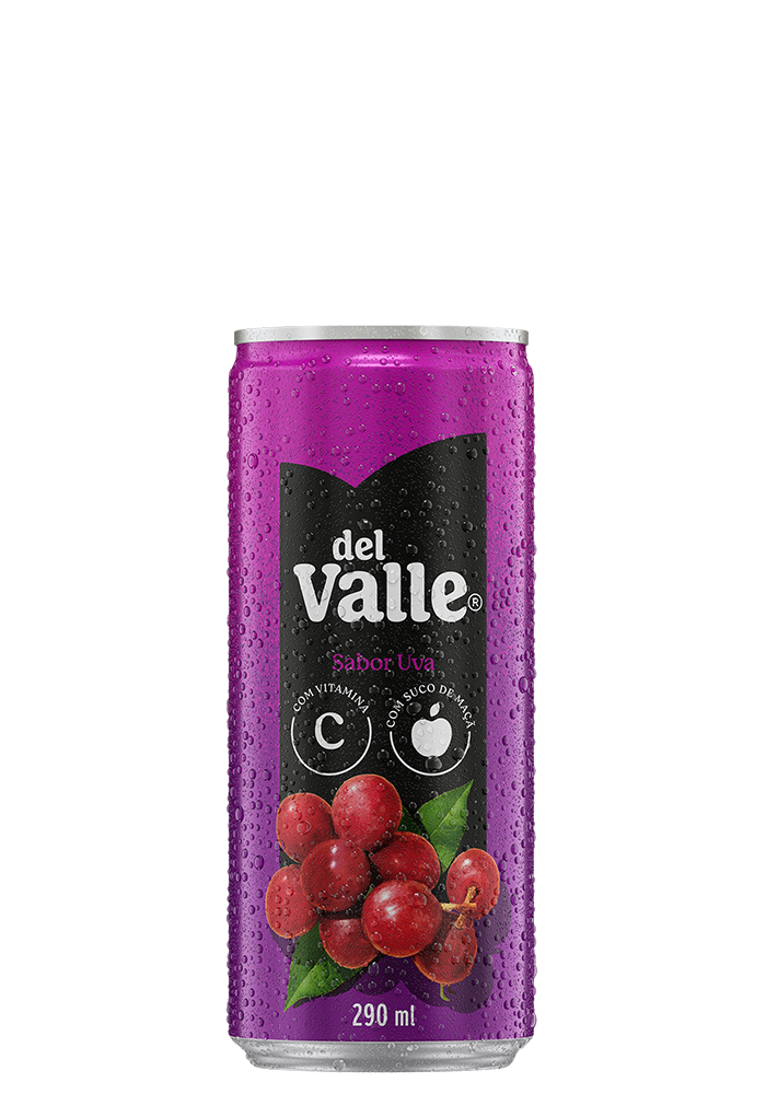 Suco Del Valle Néctar Uva Lata 290ml  - 6 unidades