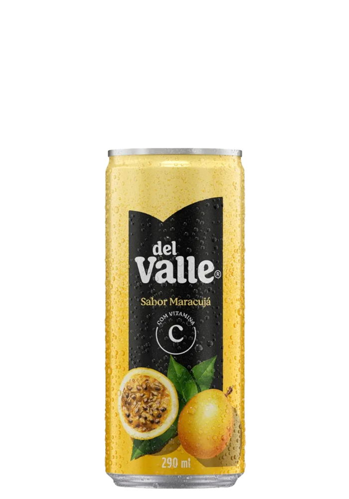 Suco Del Valle Néctar Maracujá Lata 290ml - 6 unidades