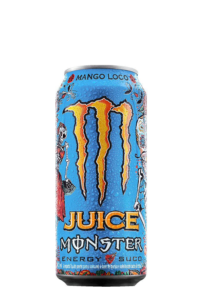Energético Monster Juice Mango Loco Lata 473ml - 6 unidades