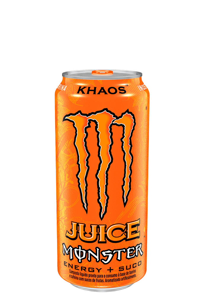 Energético Monster Juice Khaos Lata 473ml - 6 unidades