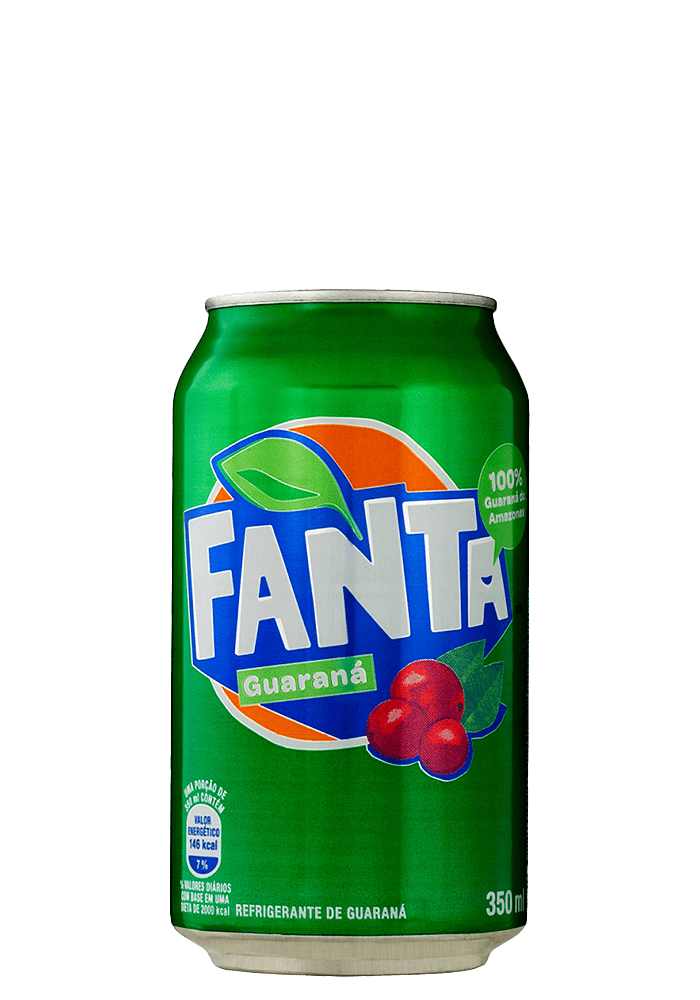 Refrigerante Fanta Guaraná Lata 350ml - 6 unidades
