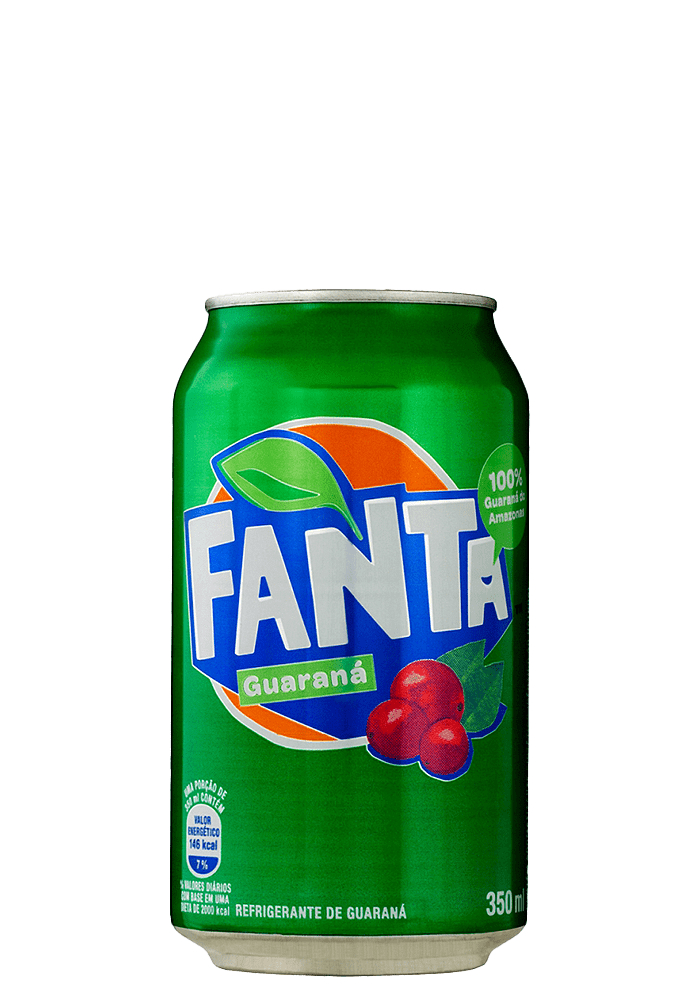 Refrigerante Fanta Guaraná Lata 350ml - 6 unidades