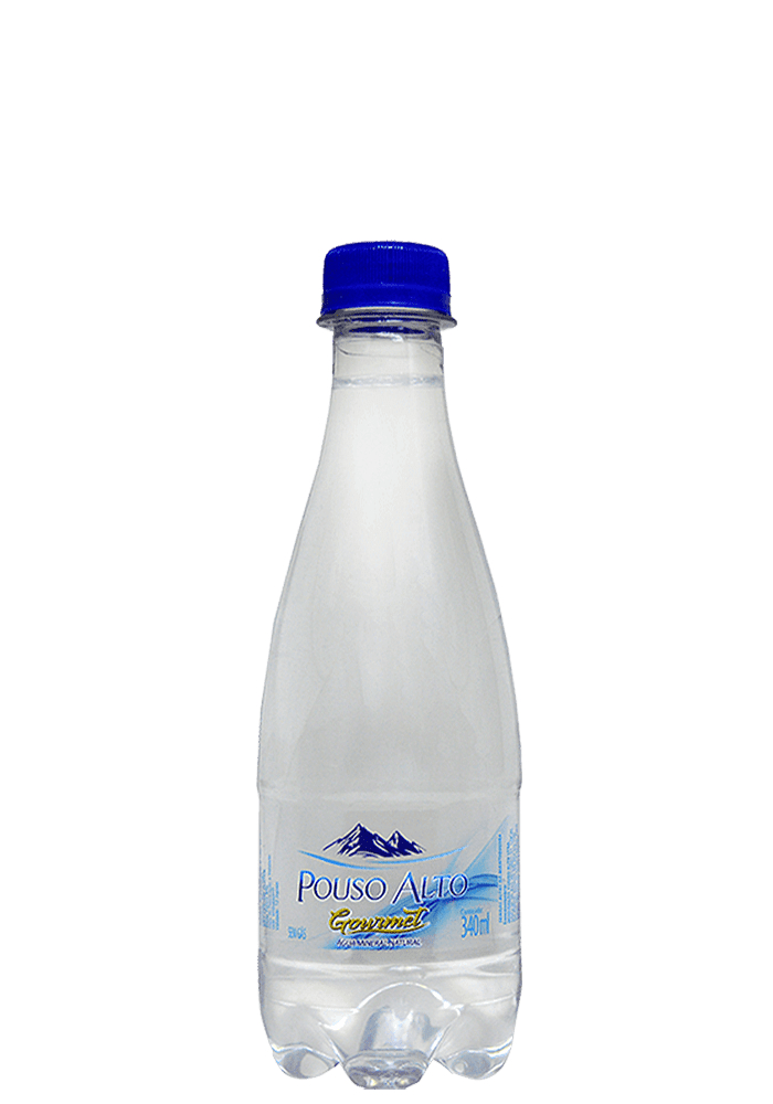 Água Mineral Pouso Alto Gourmet Pet Sem Gás 370ml  - 12 unidades