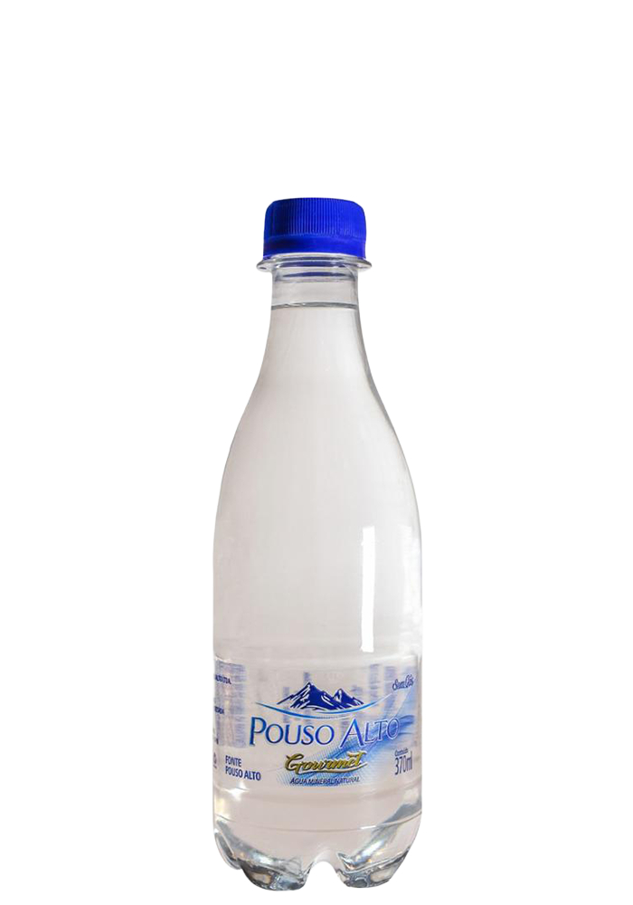 Água Mineral Pouso Alto Gourmet Pet Sem Gás 370ml  - 12 unidades