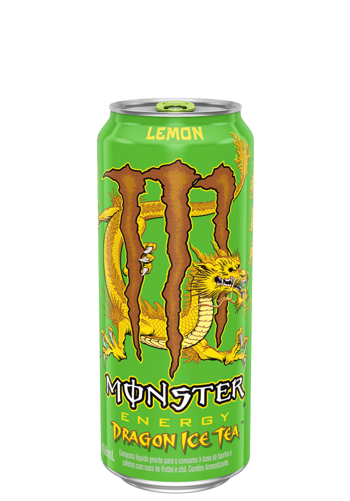 Energético Monster Lemon Dragon Ice Tea Lata 473ml - 6 unidades
