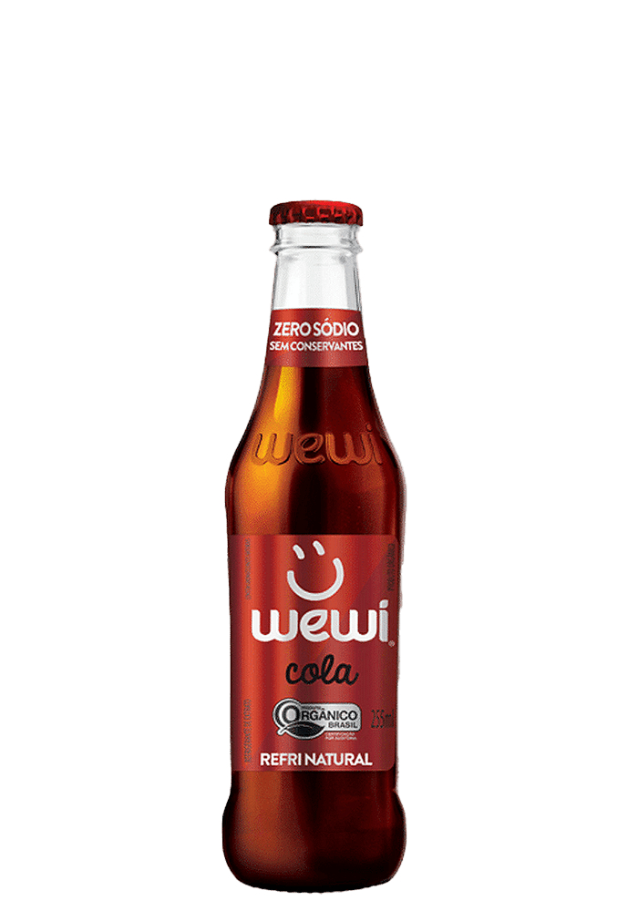 Refrigerante Cola Orgânico Wewi Vidro 255ml - 6 unidades