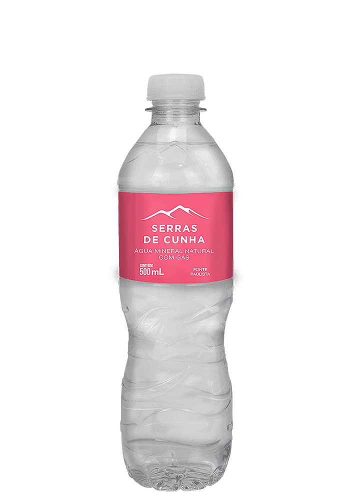 Água Mineral Serras De Cunha Pet Com Gás 500ml - 12 unidades