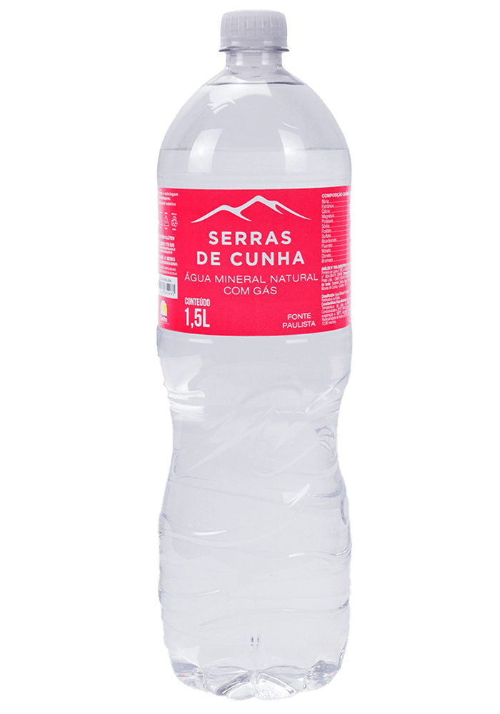 Água Mineral Serras De Cunha Pet Com Gás 1,5L - 6 unidades