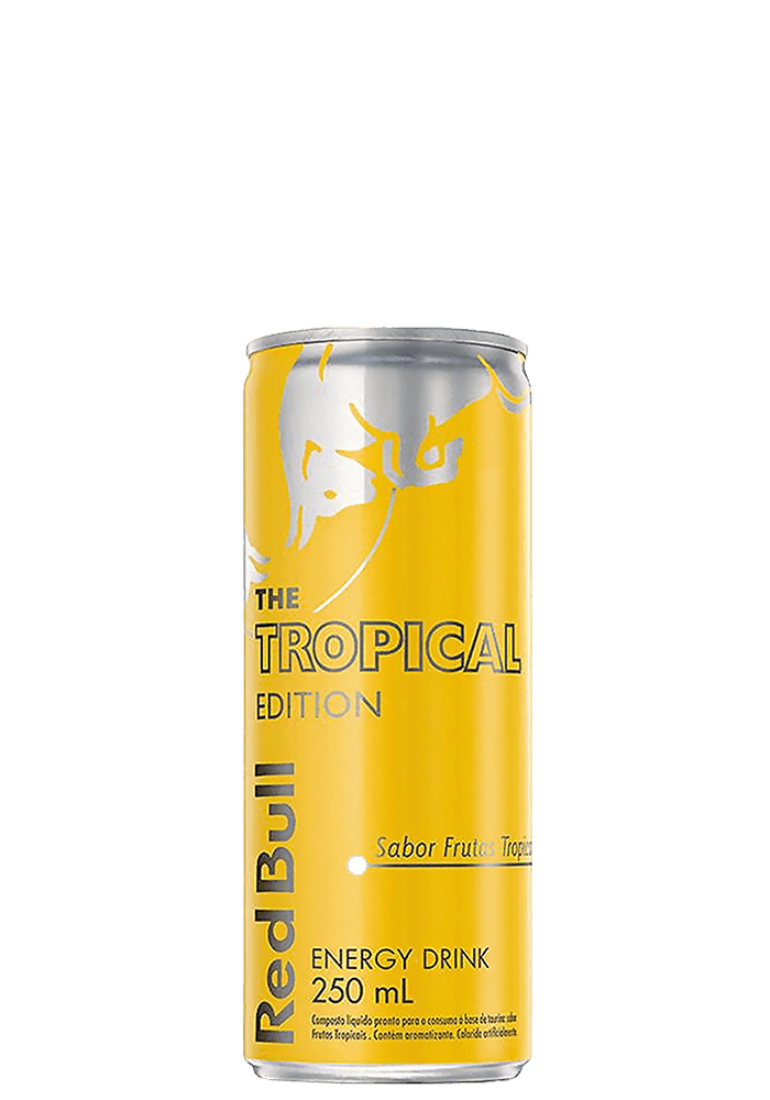 Energético Red Bull Tropical Lata 250ml - 24 unidades