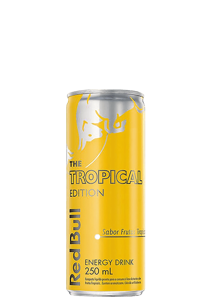 Energético Red Bull Tropical Lata 250ml - 24 unidades