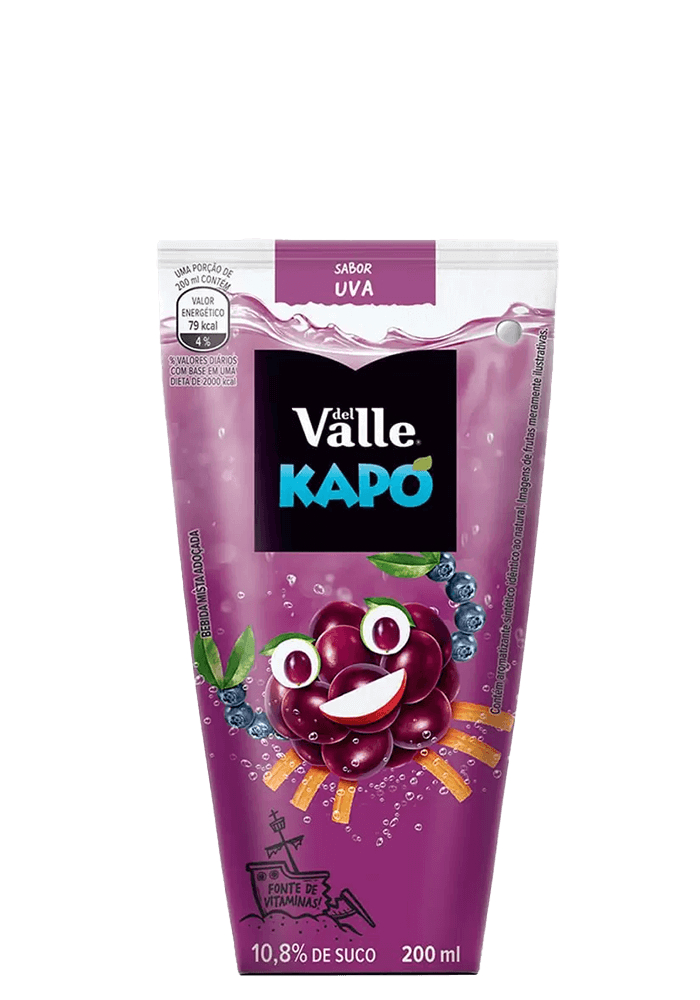 Suco Kapo Uva 200ml  - 12 unidades