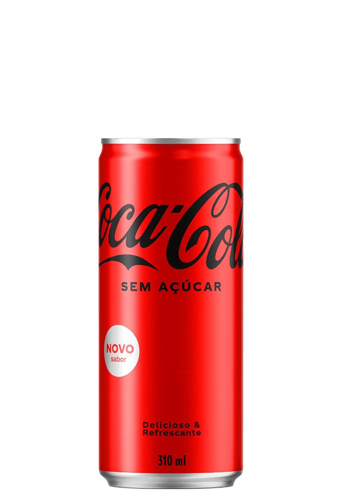 Refrigerante Coca Cola Zero Lata 310ml - 6 unidades