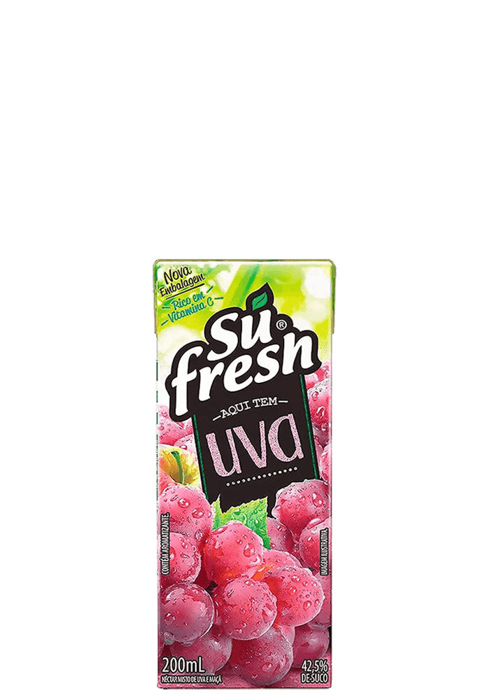 Suco Sufresh Uva 200ml - 27 unidades
