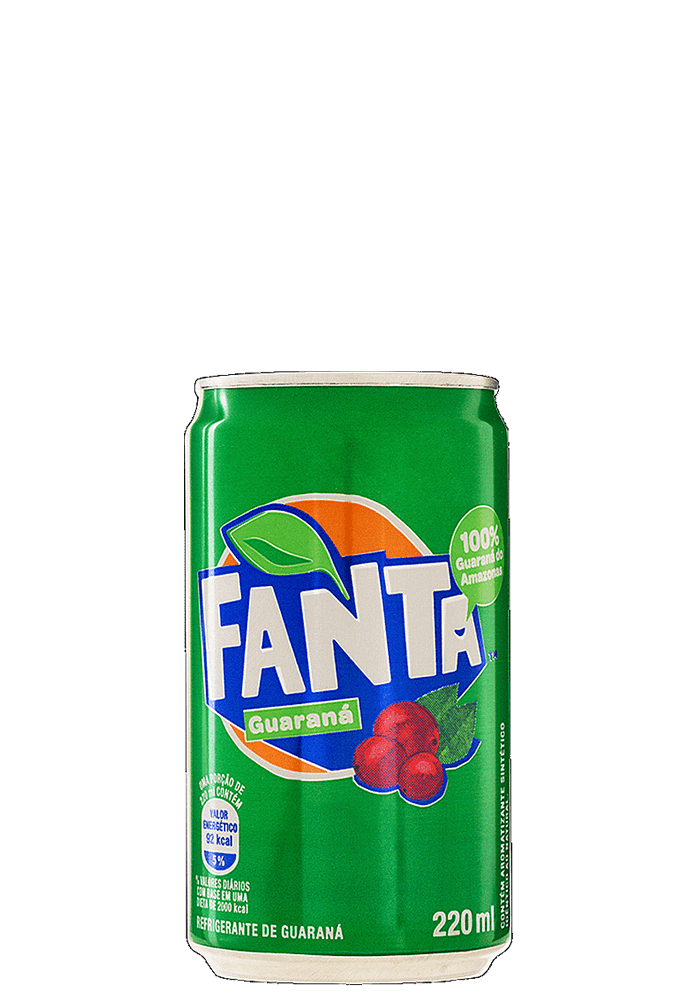 Refrigerante Fanta Guaraná Mini Lata 220ml - 6 unidades