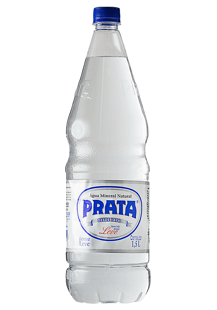 Água Mineral Prata Pet Sem Gás 1,5L - 6 unidades