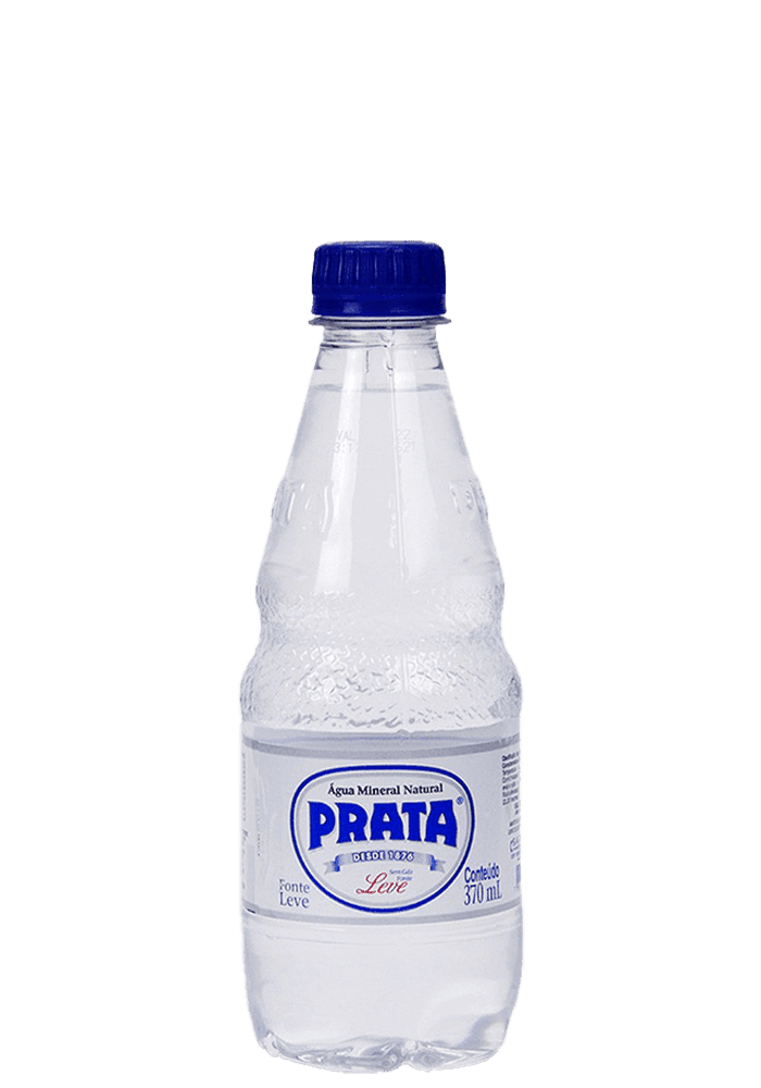 Água Mineral Prata Pet sem gás 370ml - 12 unidades