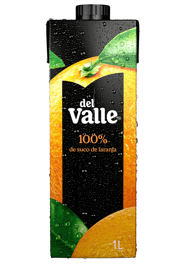 Suco Del Valle 100% Laranja 1L - 6 unidades