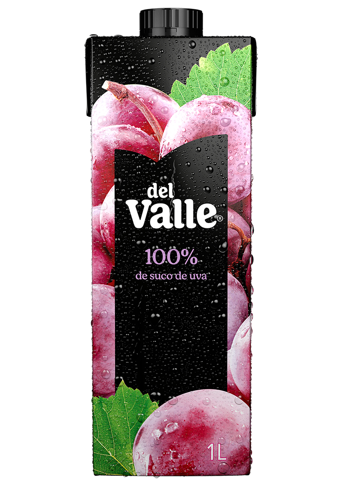 Suco Del Valle 100% Uva 1L - 6 unidades