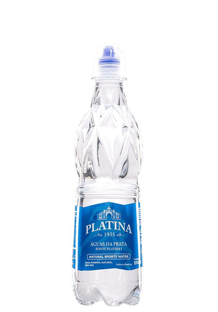 Água Mineral Platina Sport Pet sem gás 510ml - 12 unidades