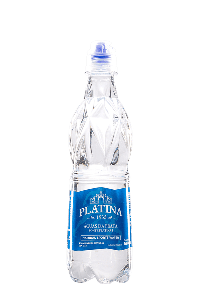 Água Mineral Platina Sport Pet sem gás 510ml - 12 unidades