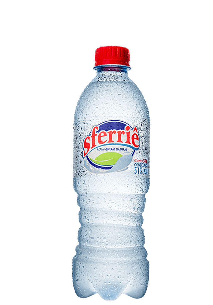 Água Mineral Sferriê Pet Com Gás 510ml - 12 unidades
