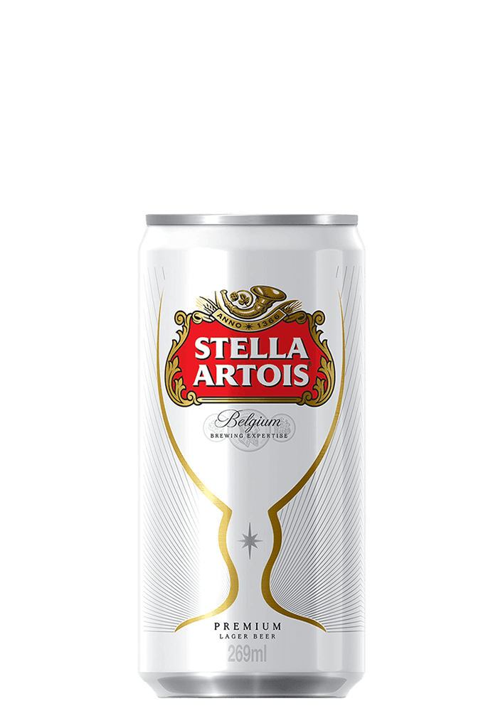 Cerveja Stella Artois Lata 269ml - 8 unidades