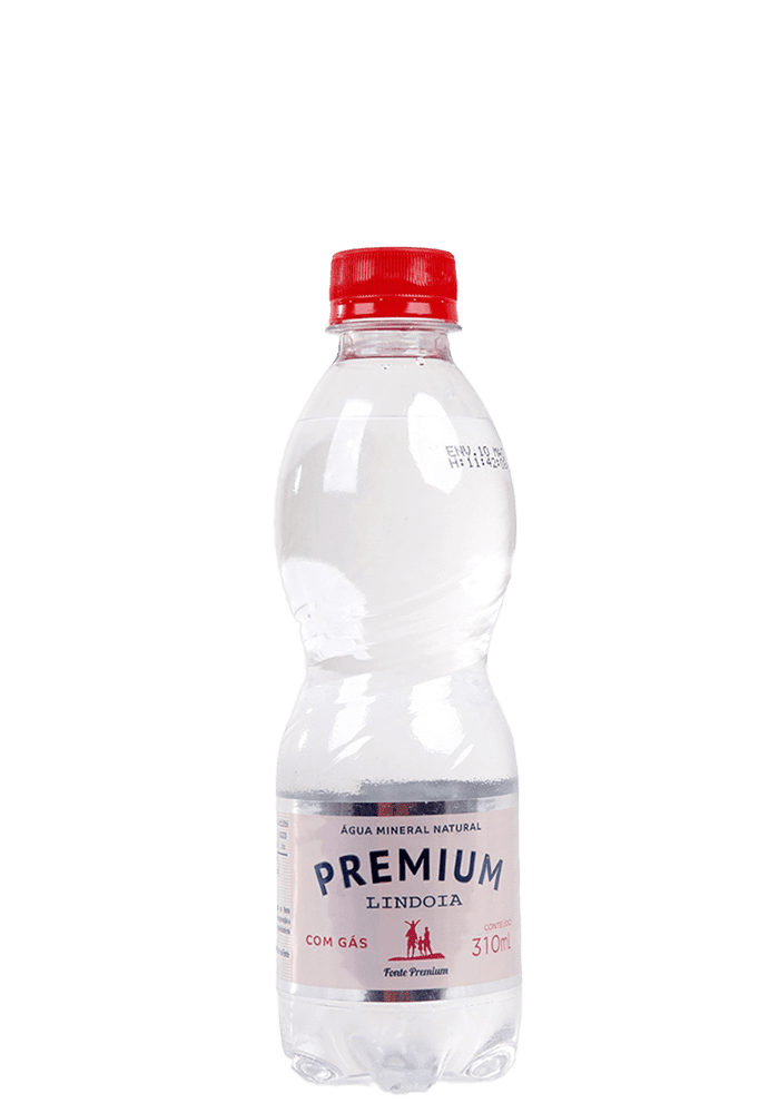 Água Mineral Lindoia Premium Pet com gás 310ml - 12 unidades
