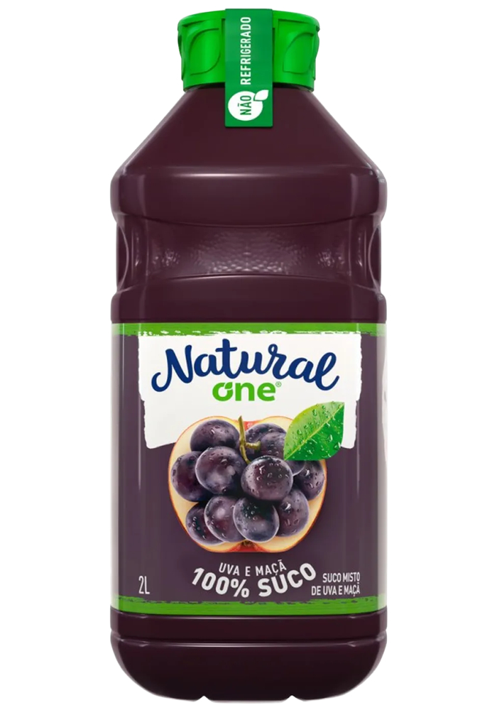 Suco Natural One Uva e Maçã Pet 2L - 6 unidades