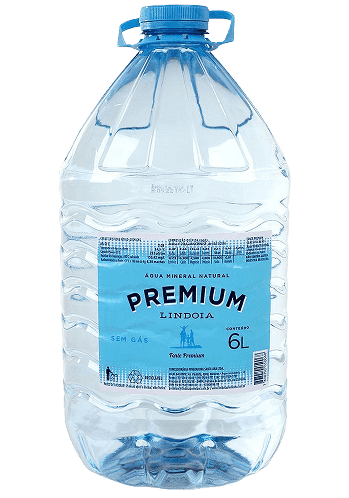 Água Mineral Lindoia Premium Pet sem gás 6L - 2 unidades