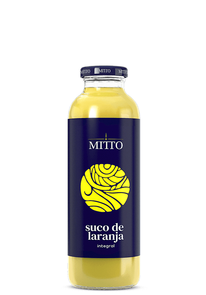 Suco Mitto Laranja Vidro 300ml  - 12 unidades