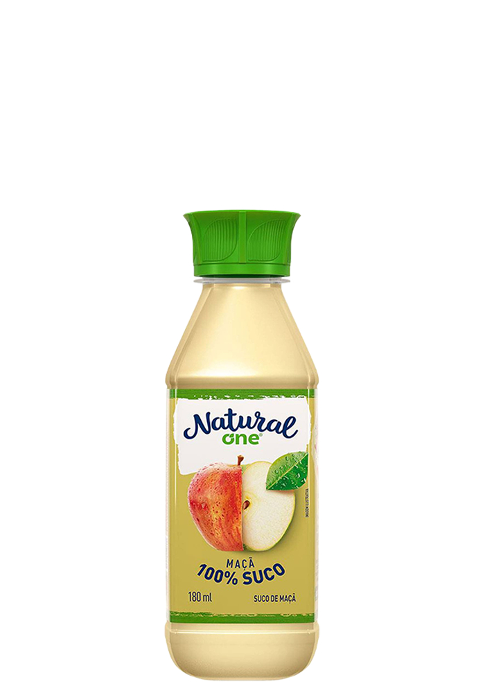 Suco Natural One Maçã Pet 180ml - 6 unidades
