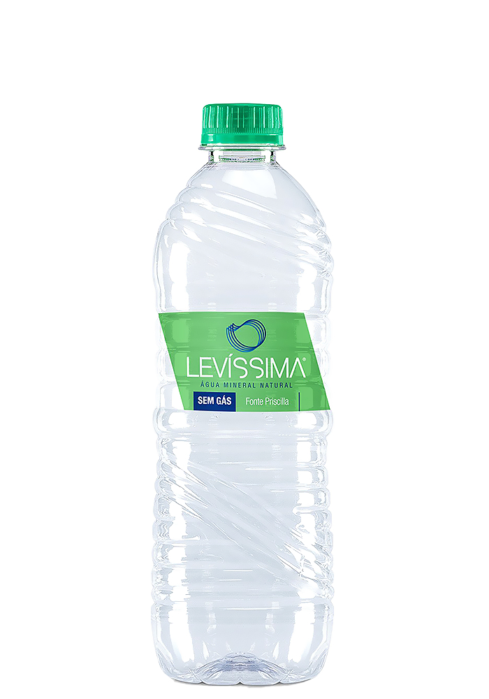Água Mineral Levíssima Pet sem gás 510ml - 12 unidades