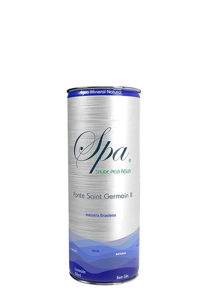 Água Mineral Spa Lata Sem Gás 350ml  - 12 unidades