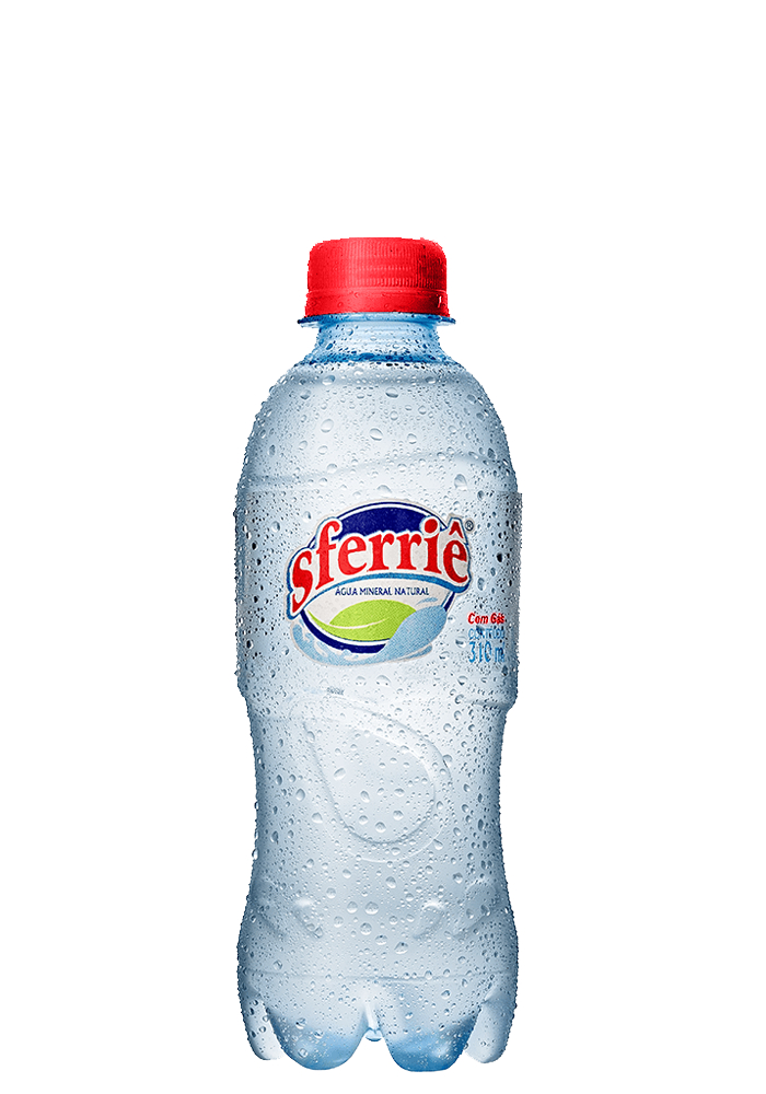 Água Mineral Sferriê Pet Com Gás 310ml - 12 unidades