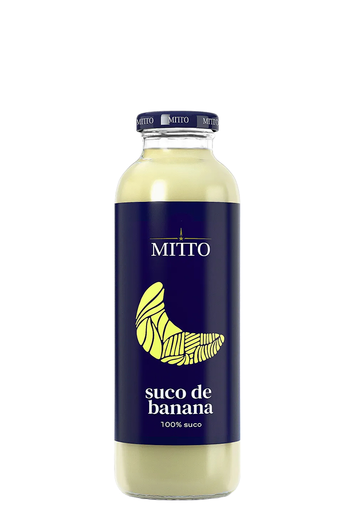 Suco Mitto Banana 300ml  - 12 unidades