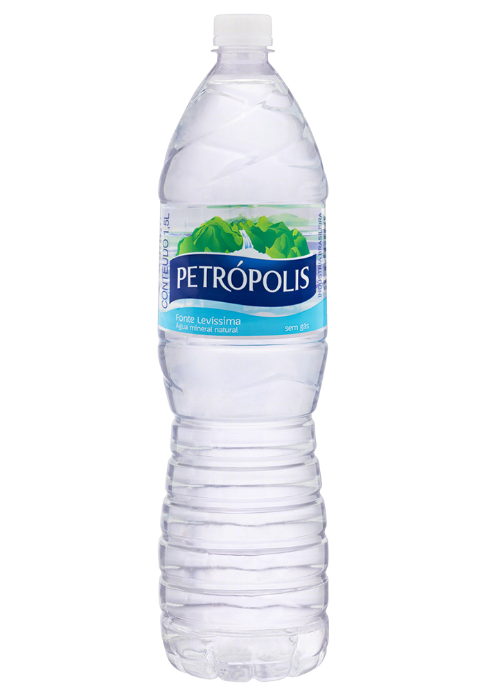 Água Mineral Petrópolis Pet sem gás 1,5L - 6 unidades