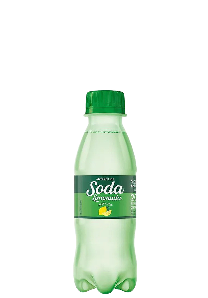Refrigerante Soda Limonada Antarctica Pet 200ml  - 12 unidades