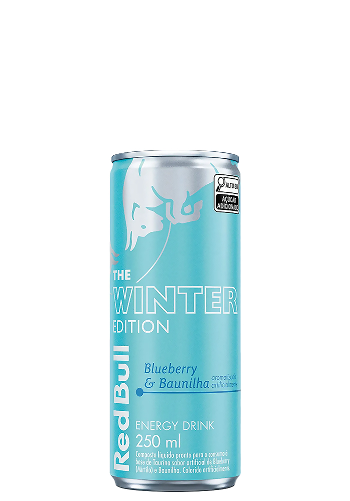 Energético Red Bull Blueberry Baunilha Sugar Free 250ml  - 24 unidade