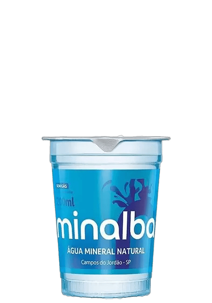 Água Mineral Minalba Copo sem gás 200ml - 48 unidades