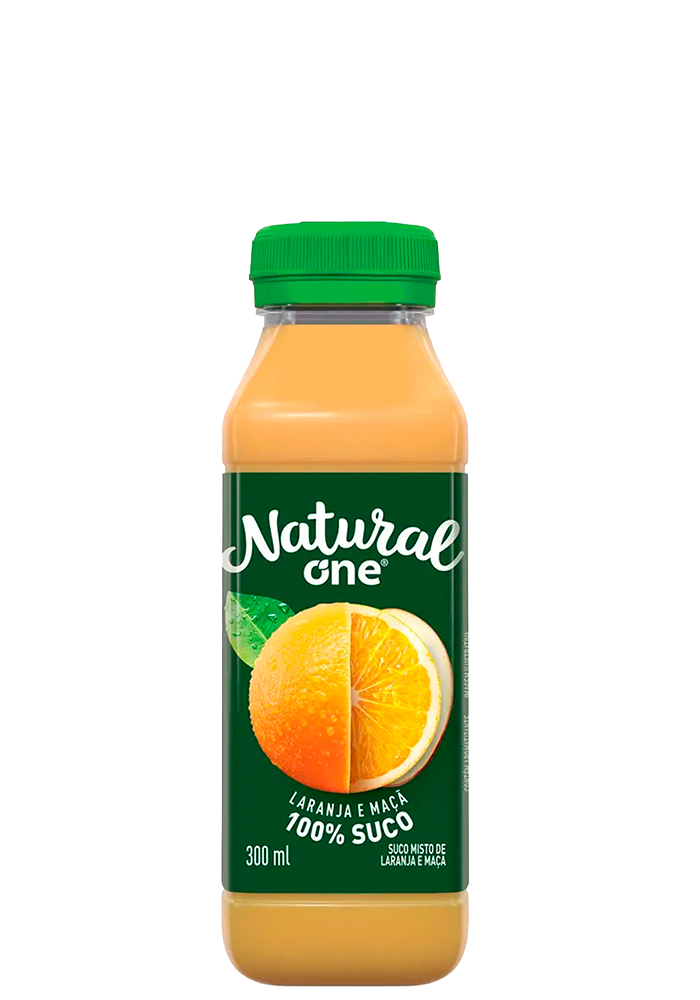 Suco Natural One Laranja e Maçã Pet 300ml  - 12 unidades