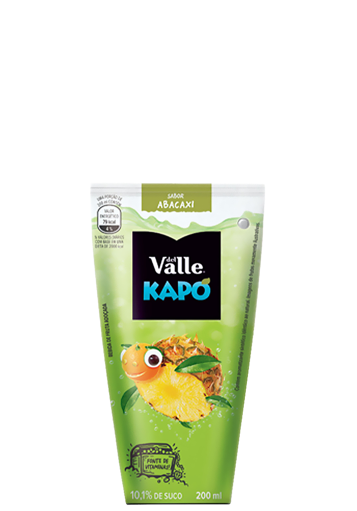 Suco Kapo Abacaxi 200ml - 12 unidades