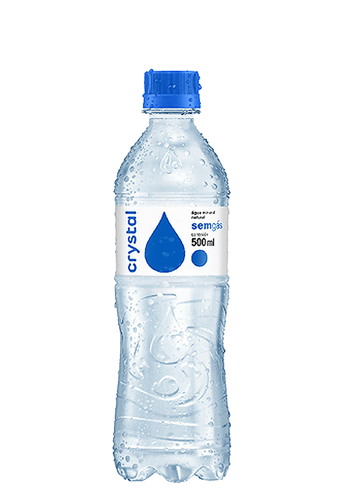 Água Mineral Crystal Pet Sem Gás 500ml - 12 unidades