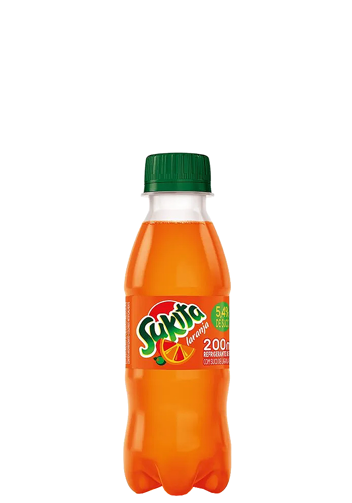 Refrigerante Sukita Laranja Pet 200ml  - 12 unidades