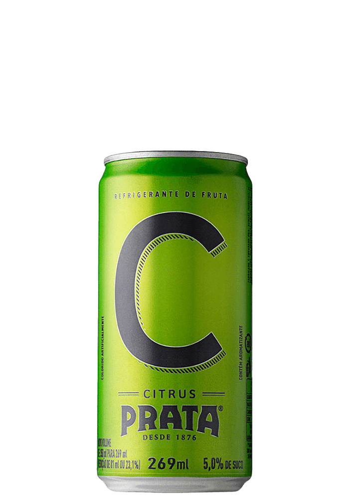 Refrigerante Prata Citrus Mixer Lata 269ml - 6 unidades