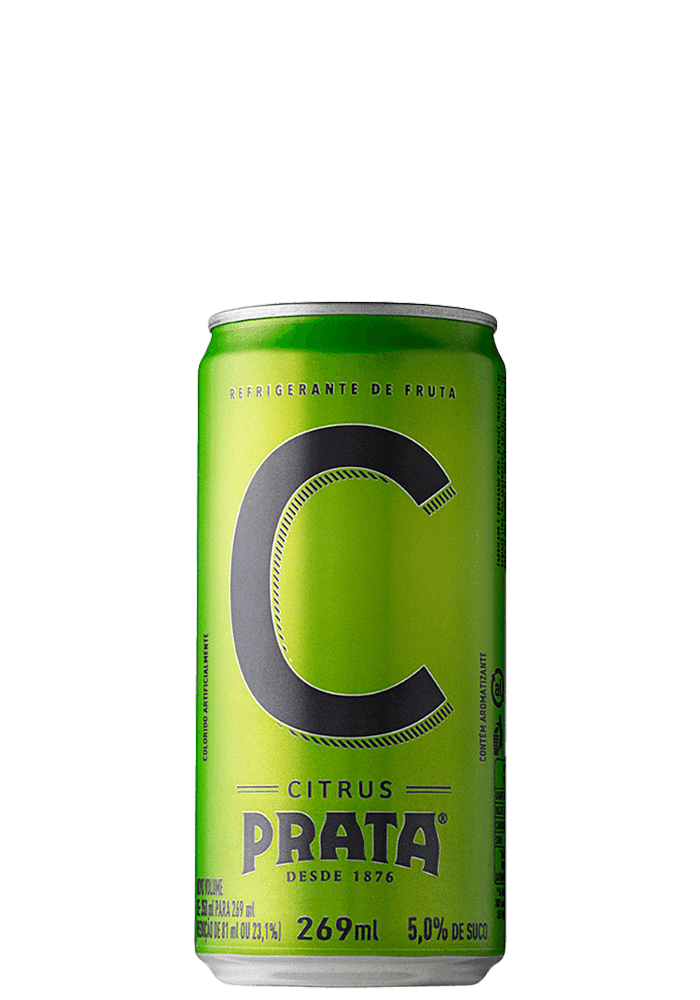 Refrigerante Prata Citrus Mixer Lata 269ml - 6 unidades